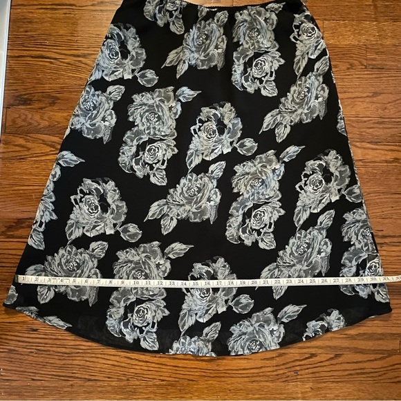 Vintage Fairy Grunge Floral Patterned Maxi Skirt​ with Lining - Picture 3 of 8